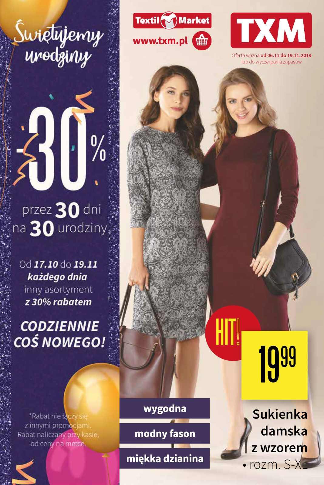 Gazetka promocyjna Textil Market str. 1