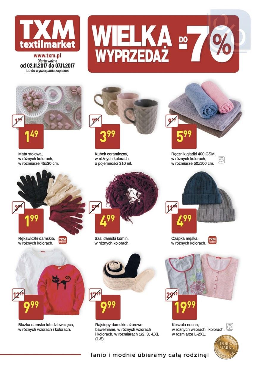 Gazetka promocyjna Textil Market str. 1