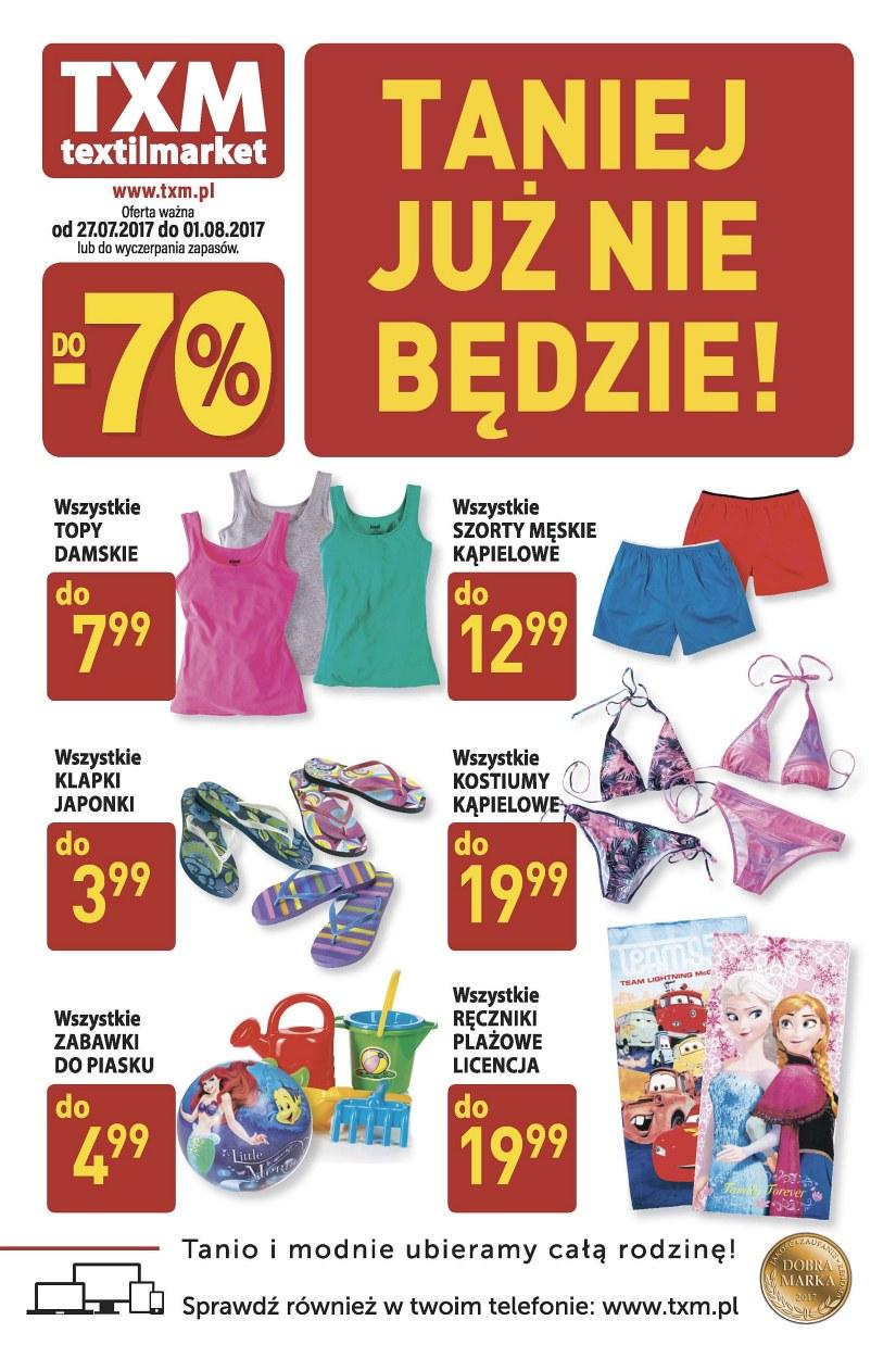 Gazetka promocyjna Textil Market str. 1