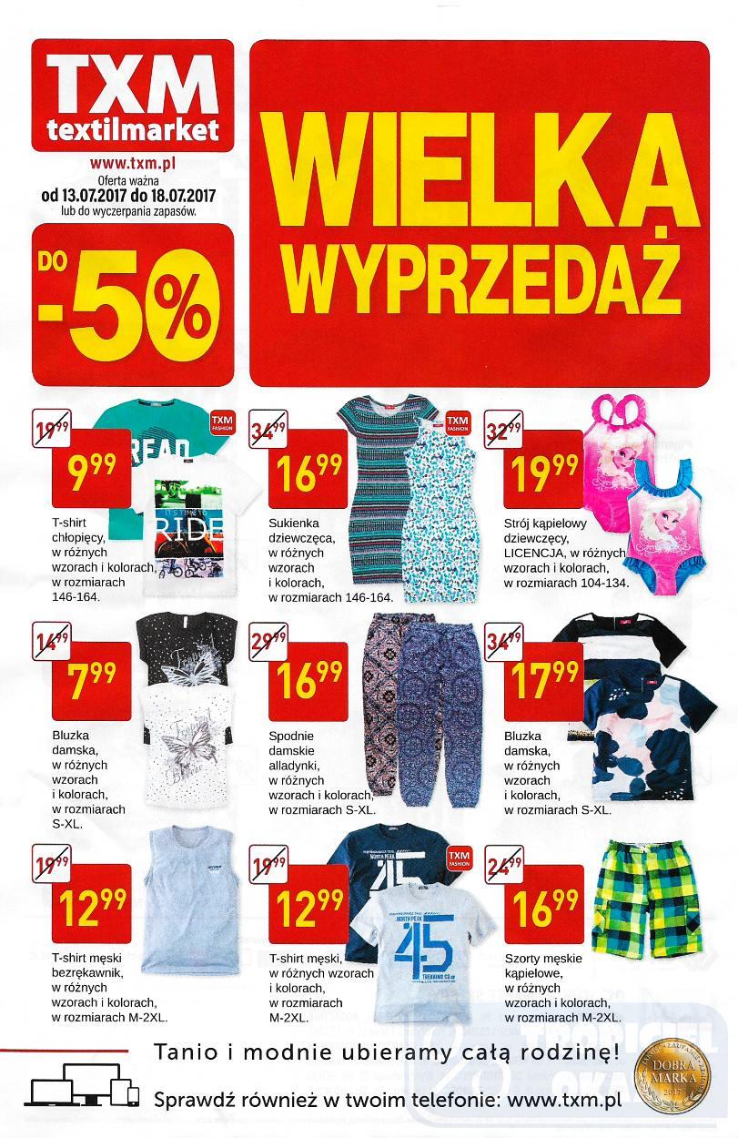 Gazetka promocyjna Textil Market str. 1