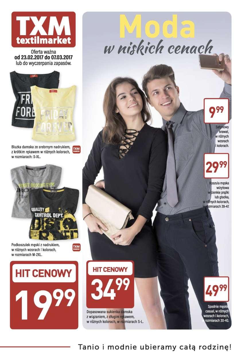 Gazetka promocyjna Textil Market str. 1